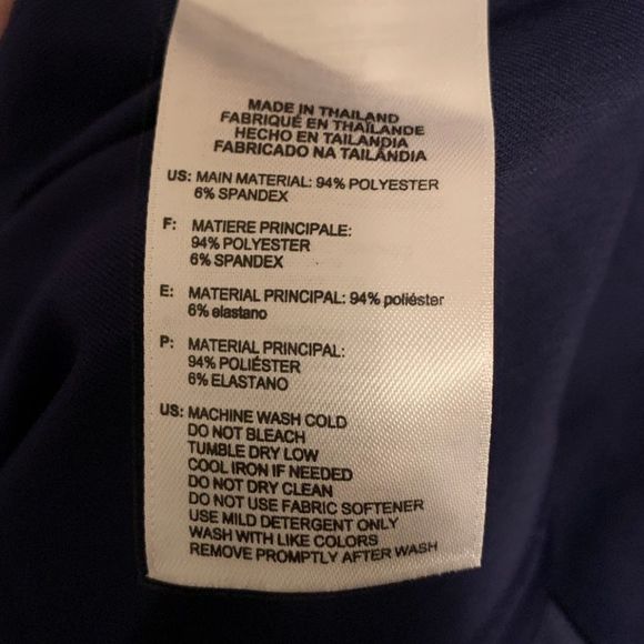 Adidas Pullover Jacket Navy Blue Orange Golf Activewear Casual Size Large - Picture 6 of 7